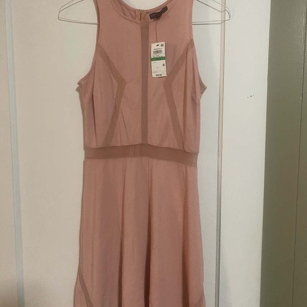 NEW Elegant Blush Sleeveless Dress